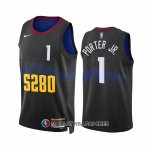 Maillot Denver Nuggets Michael Porter JR. NO 1 Ville 2023-24 Noir