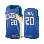 Maillot Milwaukee Bucks A.J. Green NO 20 Ville 2023-24 Bleu