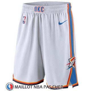 Short Oklahoma City Thunder 2017-18 Blanc