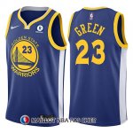 Maillot Golden State Warriors Draymond Green 23 2017-18 Bleu