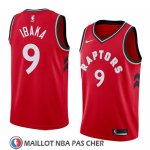 Maillot Tornto Raptors Serge Ibaka No 9 Icon 2018 Rouge