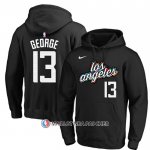 Veste a Capuche Los Angeles Clippers Paul George Ville 2022-23 Noir