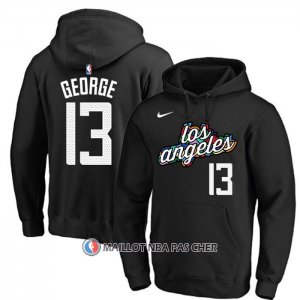 Veste a Capuche Los Angeles Clippers Paul George Ville 2022-23 Noir