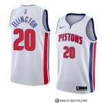 Maillot Detroit Pistons Wayne Ellington Association 2018 Blanc