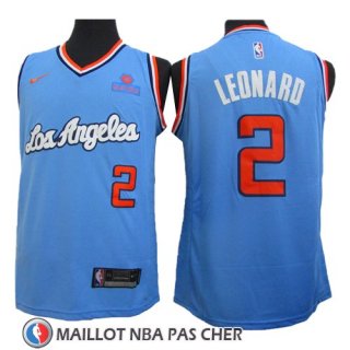 Maillot Los Angeles Clippers Kawhi Leonard 2019-20 Bleu