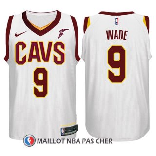 Maillot Enfant Cleveland Cavaliers Dwyane Wade Association Goodyear 2017-18 9 Blanc