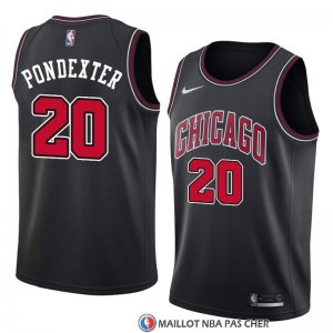 Maillot Chicago Bulls Quincy Pondexter Statement 2018 Noir