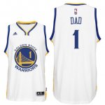 Maillot Fete des Peres Warriors Dad 1 Blanc