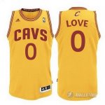 Maillot Orangee Love Cleveland Cavaliers Revolution 30
