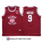 Maillot Pelicula Hillman College Wayne 9 Rouge