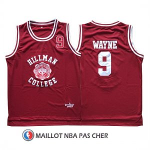 Maillot Pelicula Hillman College Wayne 9 Rouge