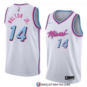 Maillot Miami Heat Derrick Walton Jr. Ville 2018 Blanc