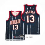 Maillot Houston Rockets James Harden NO 13 Ville 2021-22 Bleu