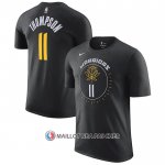 Maillot Manche Courte Golden State Warriors Klay Thompson Ville 2022-23 Noir