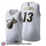 Maillot Golden Edition Miami Heat Bam Adebayo Blanc