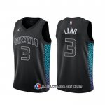 Maillot Charlotte Hornets Jeremy Lamb Ville Noir