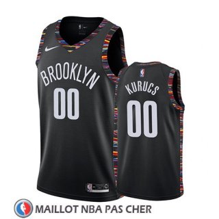 Maillot Brooklyn Nets Rodions Kurucs Ville 2019 Noir