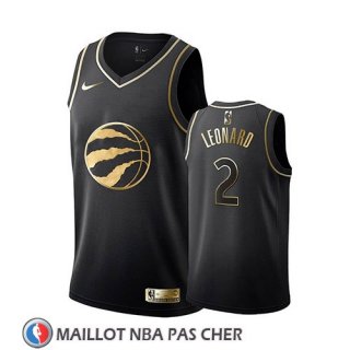 Maillot Golden Edition Houston Rockets Kawhi Leonard Noir