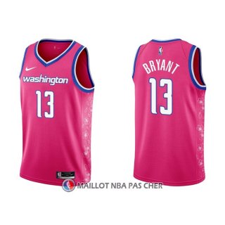 Maillot Washington Wizards Thomas Bryant NO 13 Ville 2022-23 Rosa