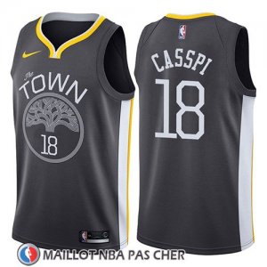 Maillot Golden State Warriors Mens Omri Casspi 18 Statement 2017-18 Gris