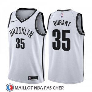 Maillot Brooklyn Nets Kevin Durant Association 2019-20 Blanc