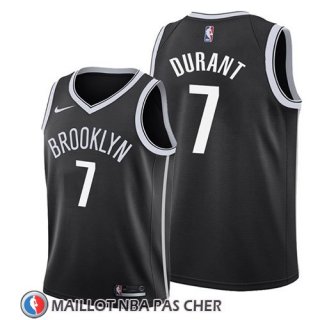 Maillot Enfant Brooklyn Nets Kevin Durant Icon 2019 Noir