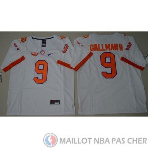 Maillot NCAA Wayne Gallman II Blanc 2016