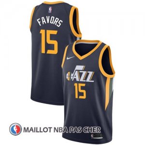 Maillot Utah Jazz Derrick Favors 15 Icon 2017-18 Bleu