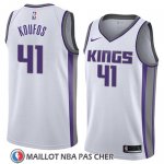 Maillot Sacramento Kings Kosta Koufos No 41 Association 2018 Blanc