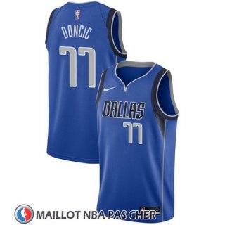 Maillot Dallas Mavericks Luka Doncic 77 Icon 2017-18 Azul