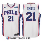 Maillot Enfant Philadelphia 76ers Joel Embiid Association 2017 18 21 Blanc  Maillot Enfant Philadelphia 76ers Joel Embiid Association 2017 18 21 Blanc