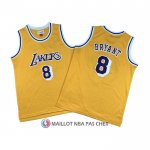 Maillot Enfant Los Angeles Lakers Kobe Bryant NO 8 Icon 2018-19 Jaune