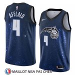 Maillot Orlando Magic Arron Afflalo No 4 Ciudad 2018 Bleu