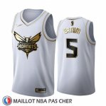Maillot Golden Edition Charlotte Hornets Nicolas Batum 2019-20 Blanc