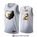 Maillot Golden Edition Memphis Grizzlies Ja Morant Blanc