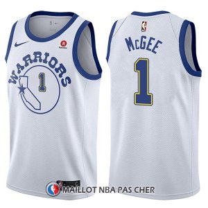 Maillot Golden State Warriors Javale Mcgee Hardwood Classic 1 2017-18 Blanc