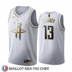 Maillot Golden Edition Houston Rockets James Harden 2019-20 Blanc