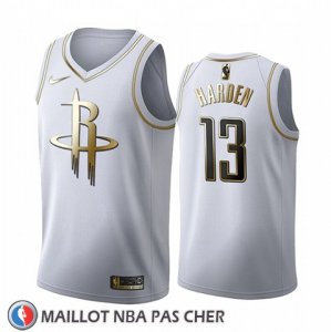 Maillot Golden Edition Houston Rockets James Harden 2019-20 Blanc