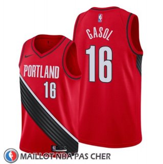 Maillot Portland Trail Blazers Pau Gasol Statement Edition Rouge Noir