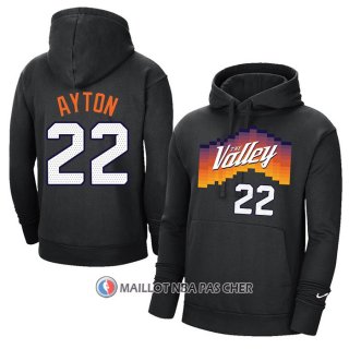 Veste a Capuche Phoenix Suns Deandre Ayton Noir