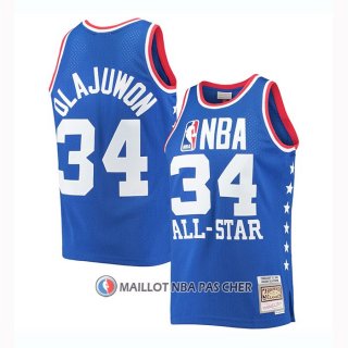 Maillot All Star 1985 Hakeem Olajuwon Bleu