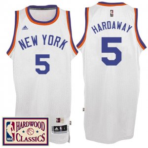 Maillot Retro 2016-17 Knicks Hardaway 5 Blanc
