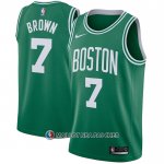 Maillot Boston Celtics Jaylen Brown Icon 2020-21 Vert