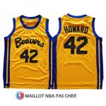 Maillot Pelicula Beavers Howard 42 Jaune