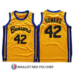 Maillot Pelicula Beavers Howard 42 Jaune