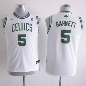 Maillot Enfant de Blanc Garnett Boston Celtics Revolution 30