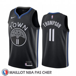 Maillot Golden State Warriors Klay Thompson Ville Noir