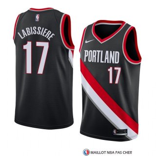 Maillot Portland Trail Blazers Skal Labissiere Icon 2018 Noir