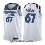Maillot Minnesota Timberwolves Taj Gibson Association 67 2017-18 Blanc