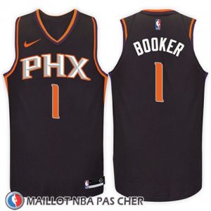 Maillot Enfant Phoenix Suns Devin Booker No 1 Statement 2017-18 Noir
